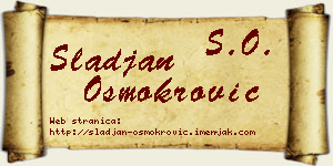 Slađan Osmokrović vizit kartica